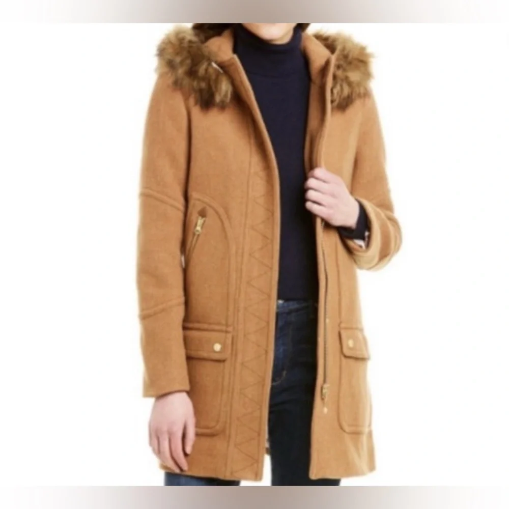 J. Crew Chateau parka in Italian stadium-cloth wool - Picture 4 of 13